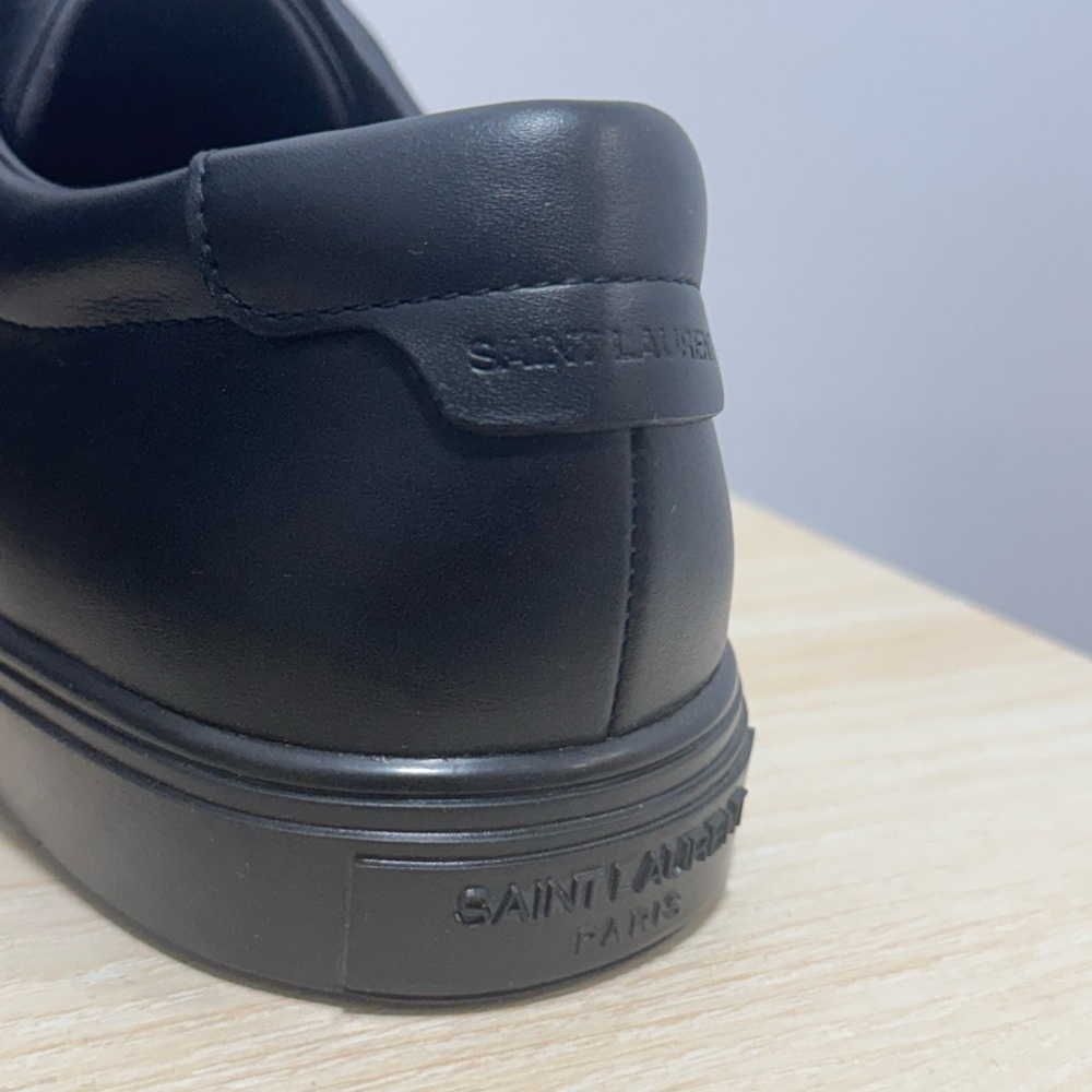 Saint Laurent Black Andy Sneakers - Picture 6 of 7